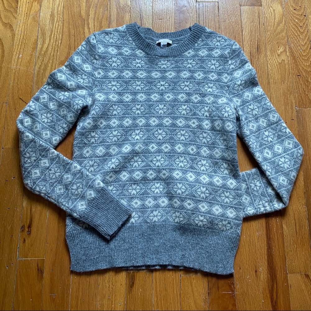 Gap | Patterned Crew Neck Sweater - image 1